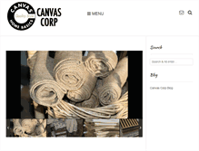 Tablet Screenshot of canvascorp.com